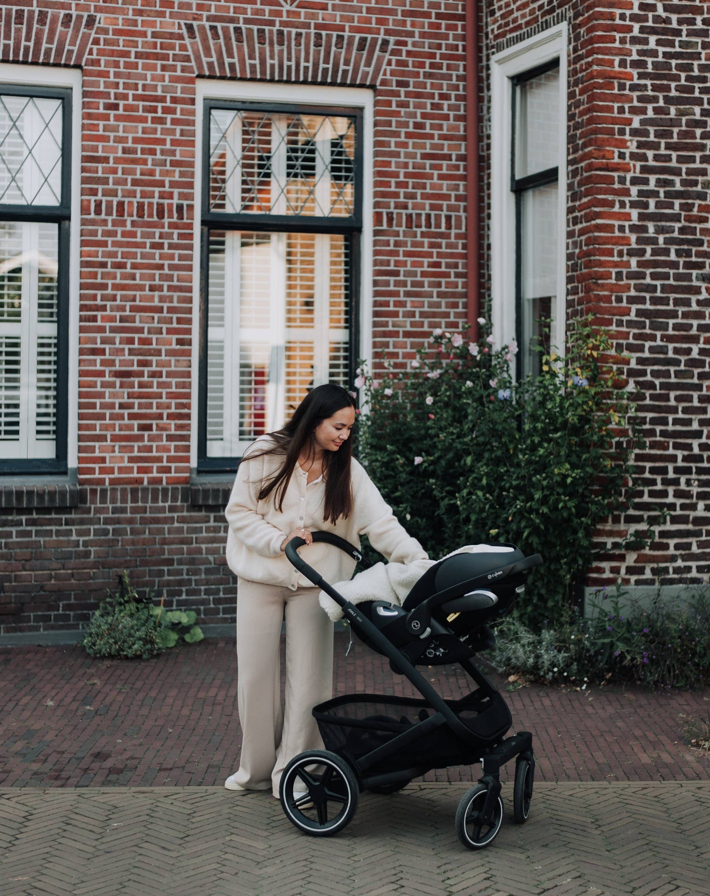 Wikkeldeken met maxi-cosi opening