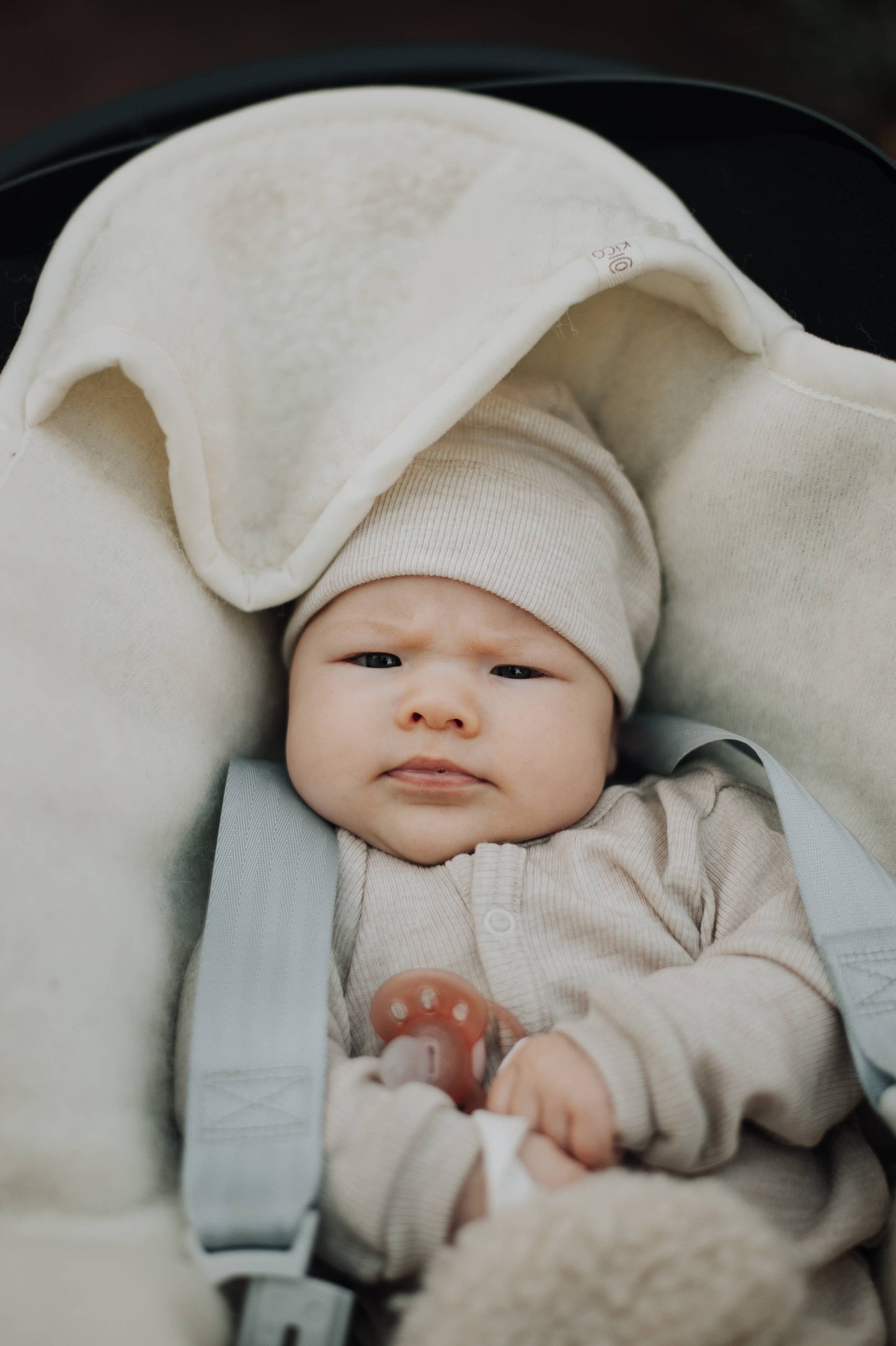 Wikkeldeken met maxi-cosi opening