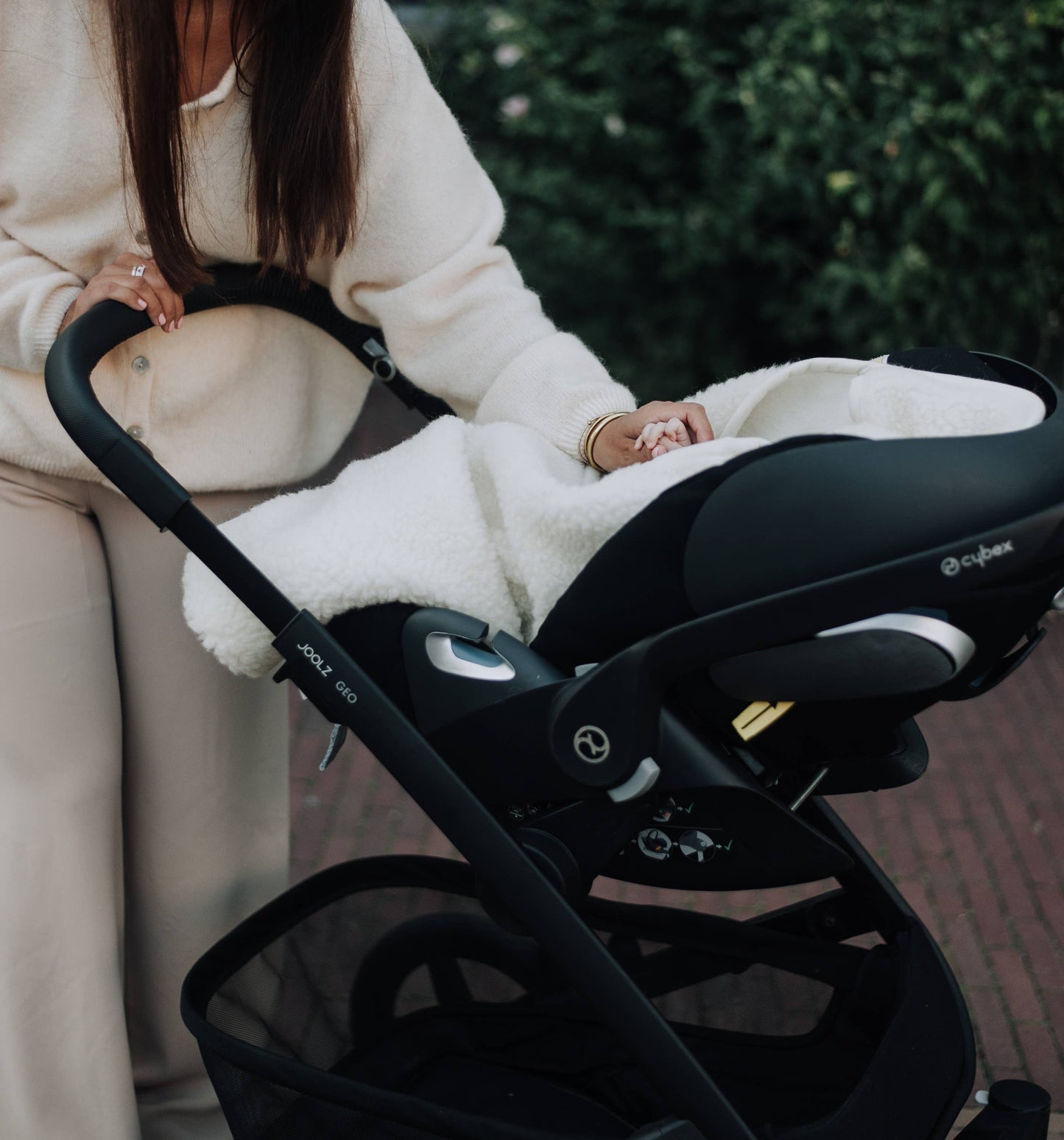 Wikkeldeken met maxi-cosi opening