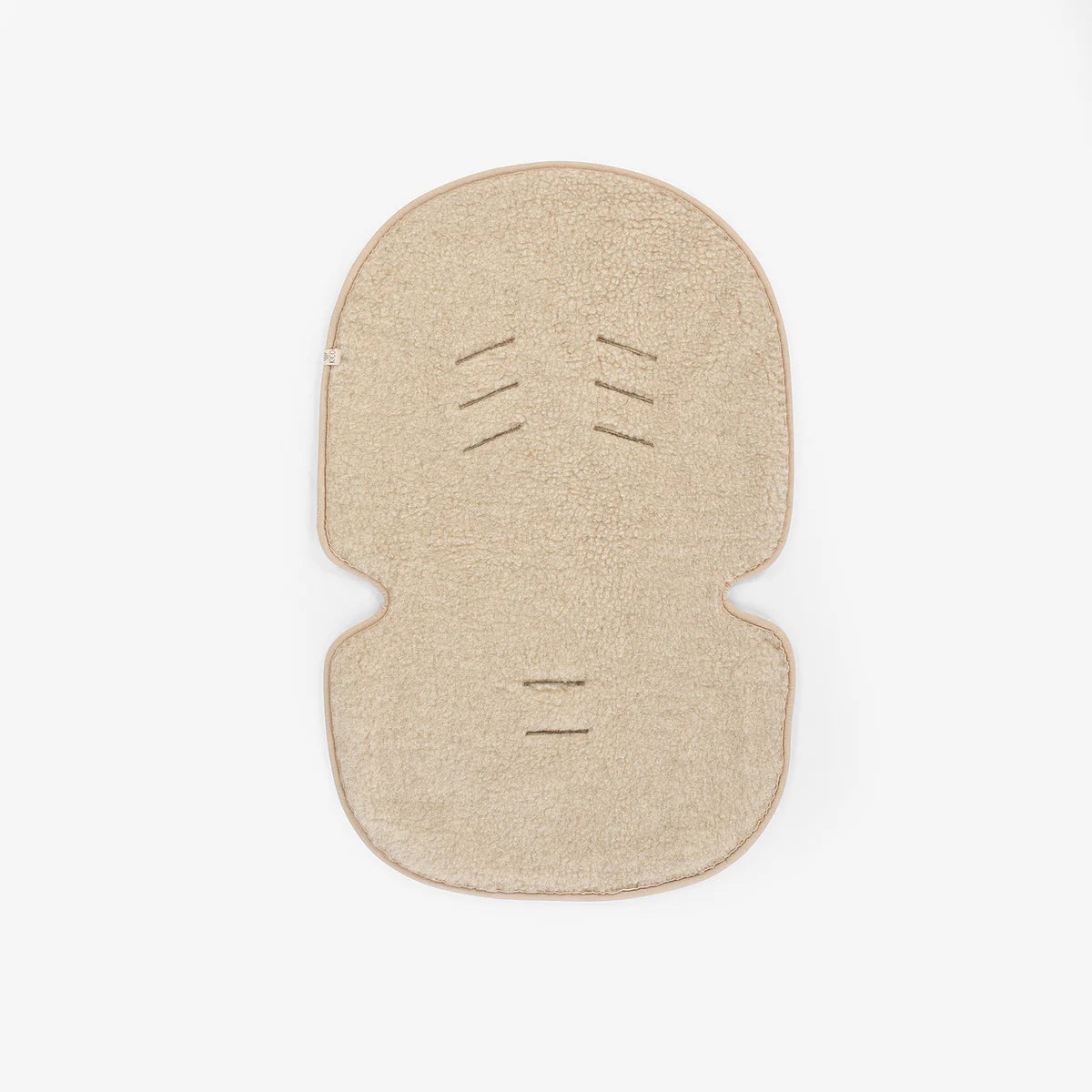 Onderlegger voor buggy of maxi cosi - 100% Merinowol -Naturel - Beige 🫧