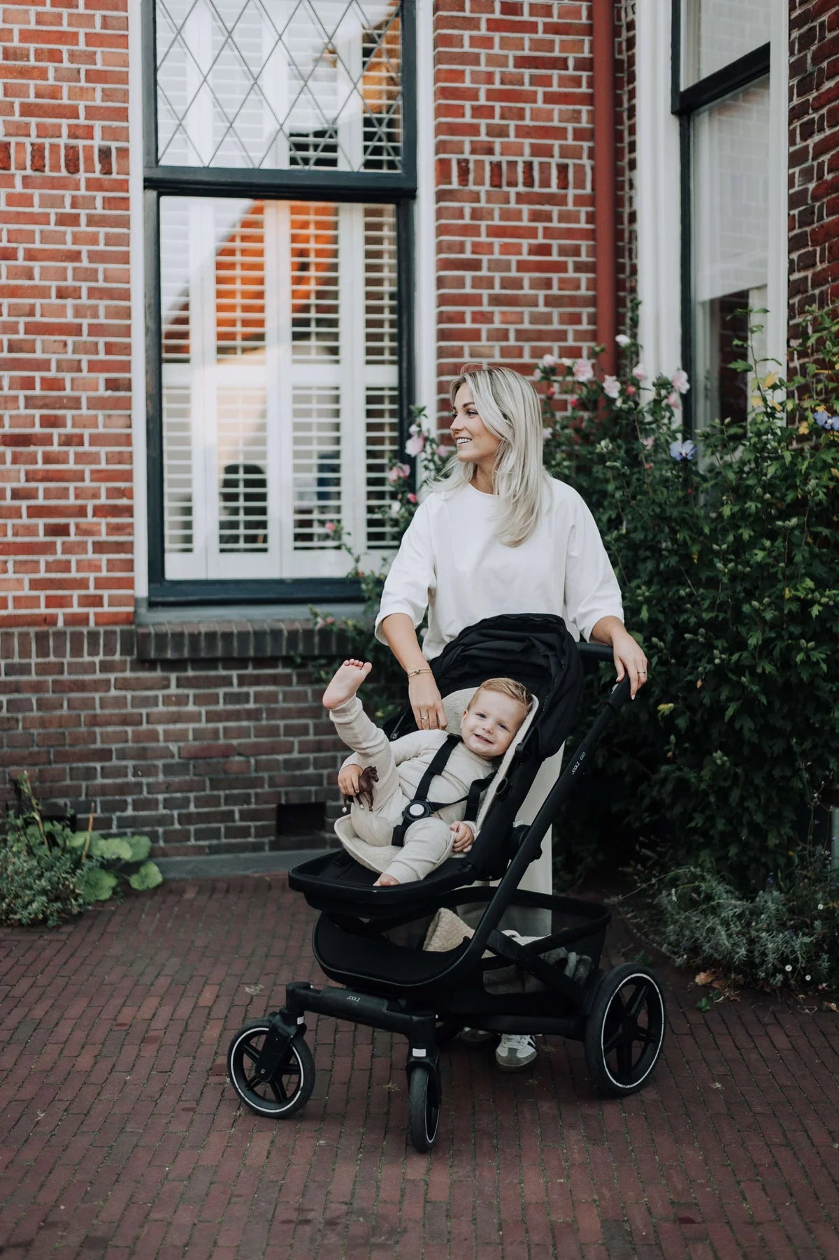 Onderlegger voor buggy of maxi cosi - 100% Merinowol -Naturel - Beige 🫧