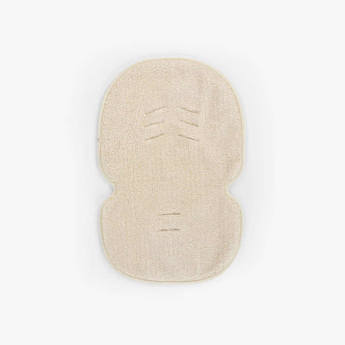 Onderlegger voor buggy of maxi cosi - 100% Merinowol -Naturel - Beige 🫧