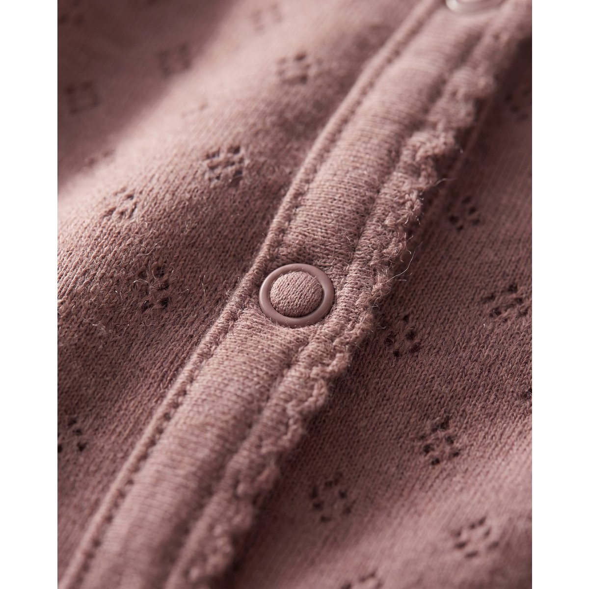 Wollen boxpakje pointelle - 100%Merinowol - Rose Brown 50 🫧