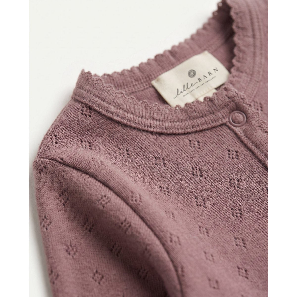 Wollen boxpakje pointelle - 100%Merinowol - Rose Brown 50 🫧