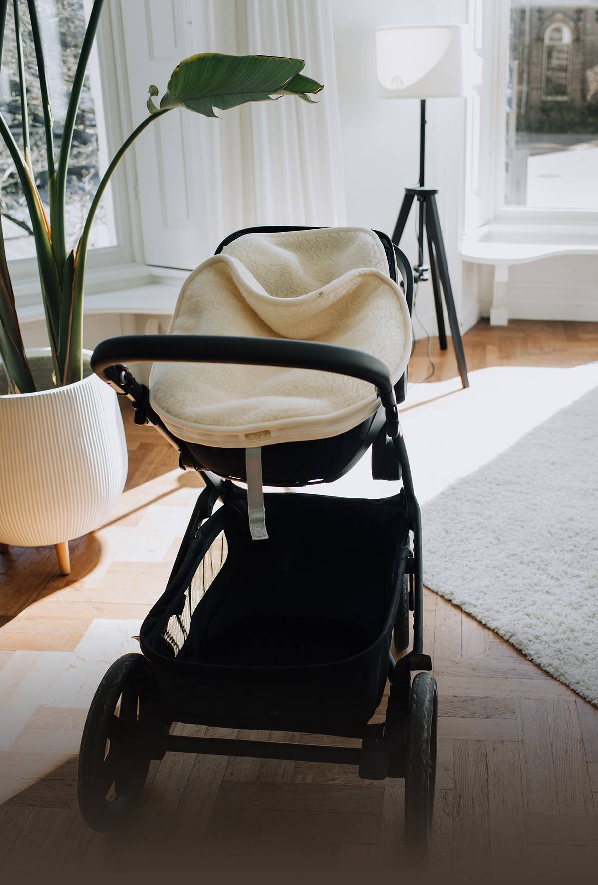 💌 Voetenzak voor autostoel en Maxi Cosi - 100% Merinowol 🫧