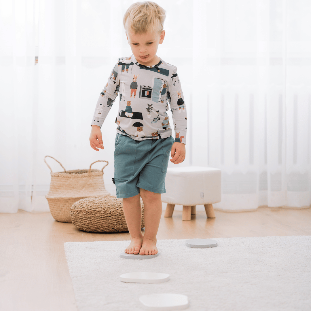 Tipi • Montessori Balans Stapstenen: Zwart en wit