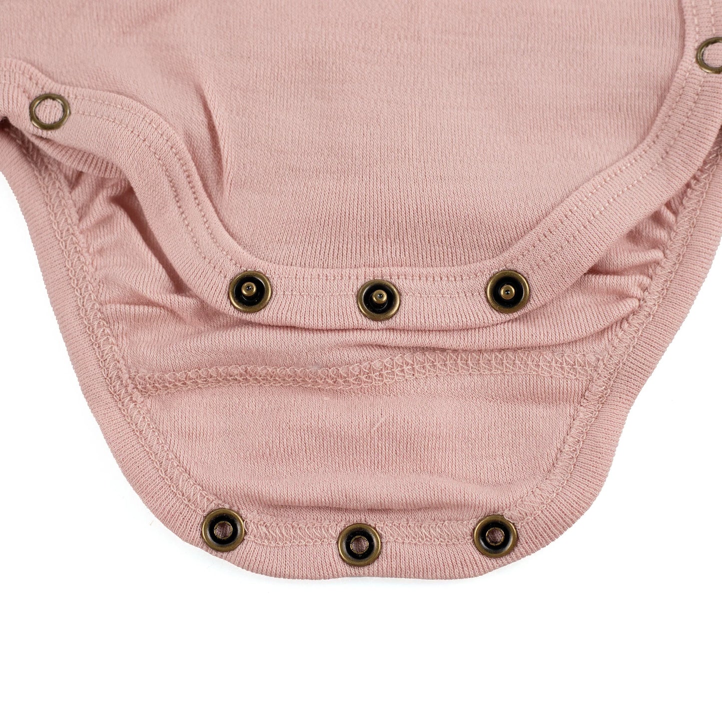 Romper wol overslag lange mouw - 100% Merinowol - Misty Roze 🫧