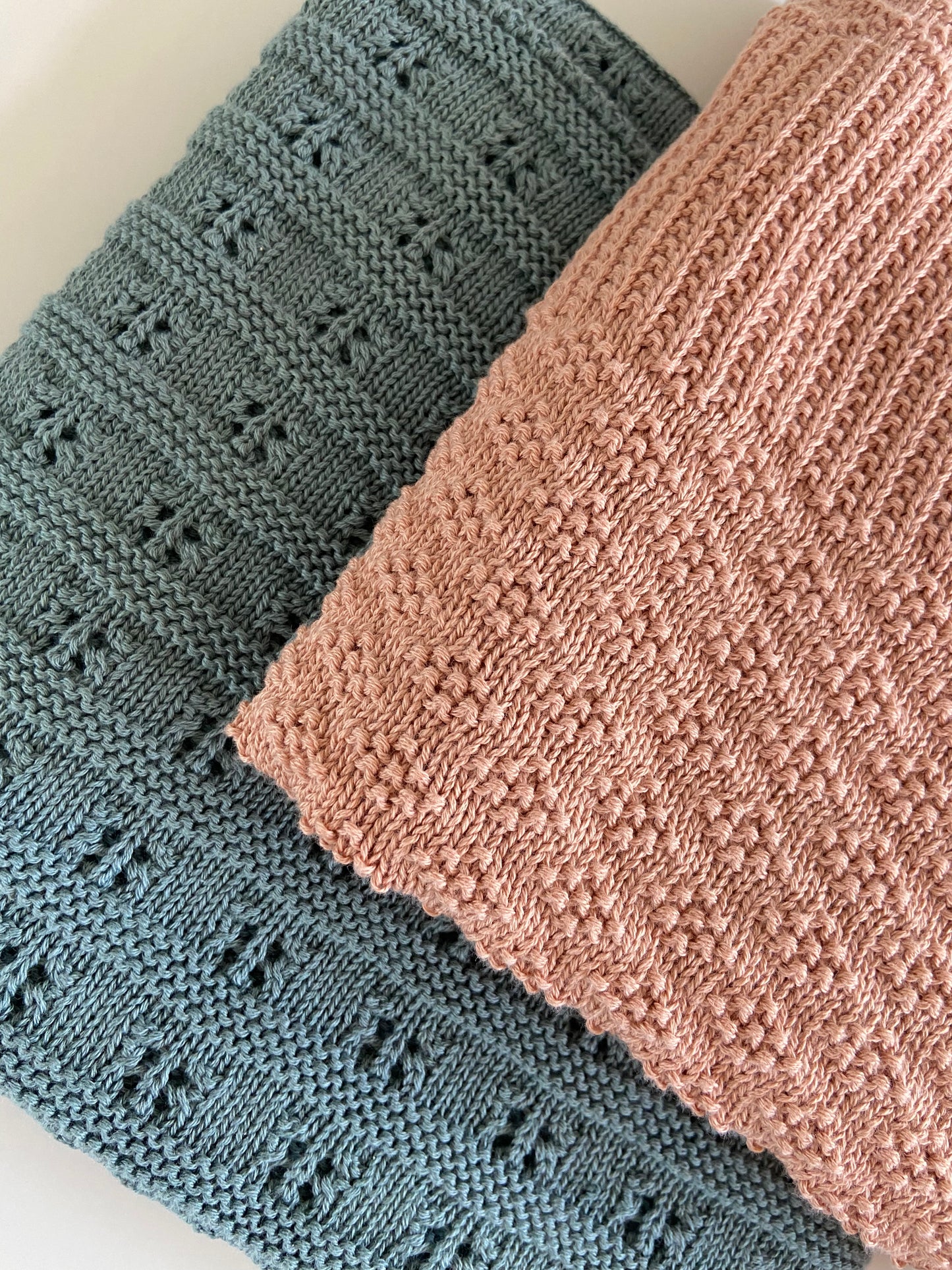 Babydeken Diamant 100% Katoen - Roze 🫧