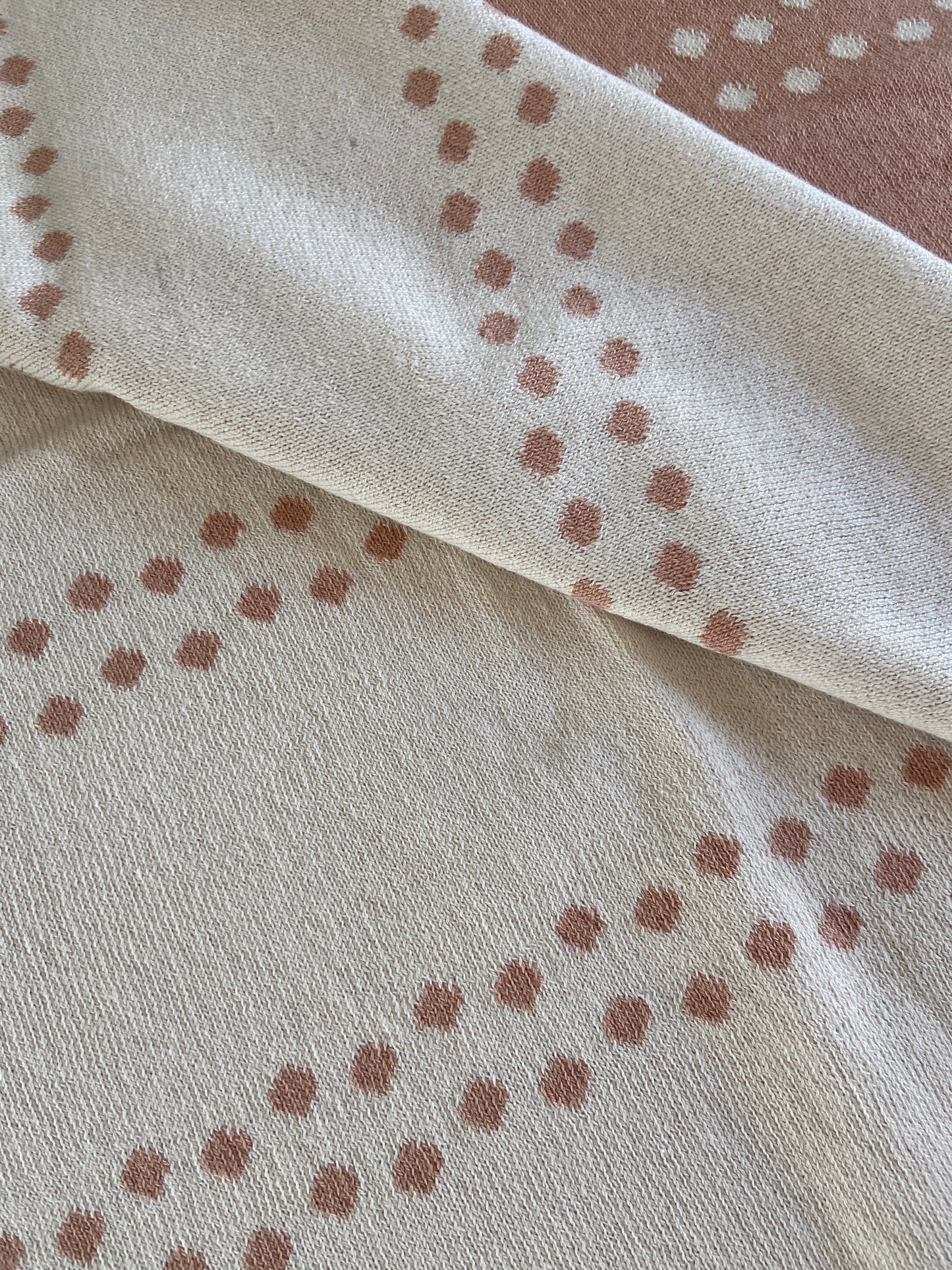 Babydeken Dots 100% Katoen - Roze 🫧