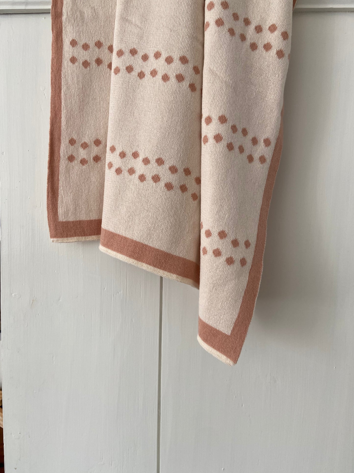 Babydeken Dots 100% Katoen - Roze 🫧