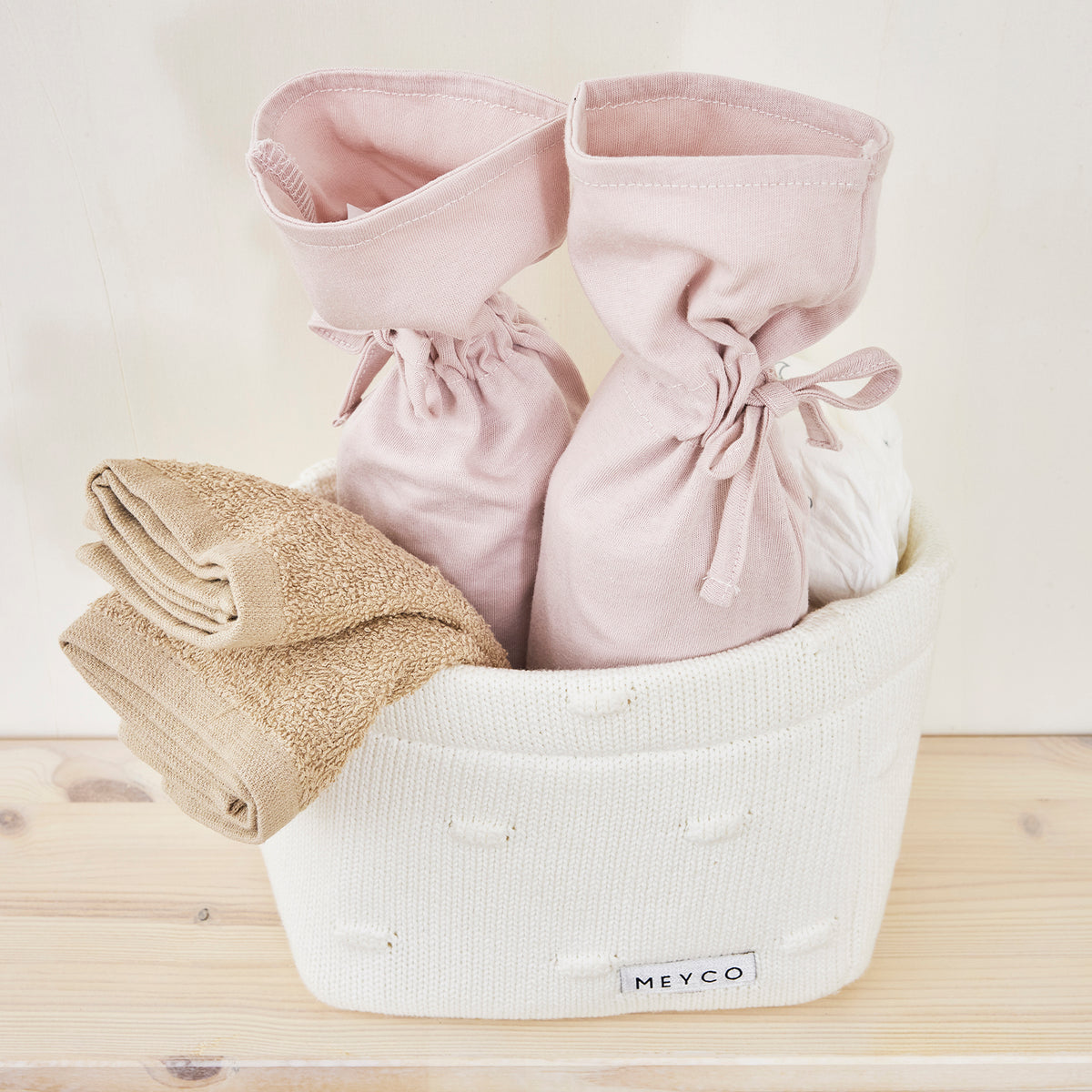 Monddoekjes badstof Offwhite/Sand/Toffee 🫧