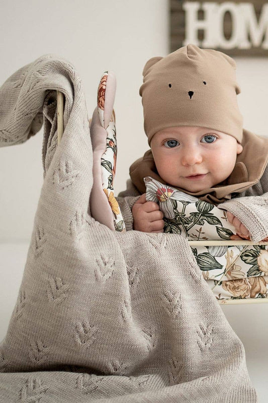 Deken 100% Merinowol - Beige 🫧