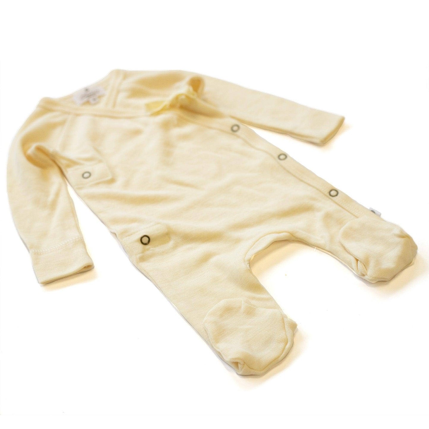 Wollen Boxpakje met strikje -100% Merinowol -Naturel: 50 🫧