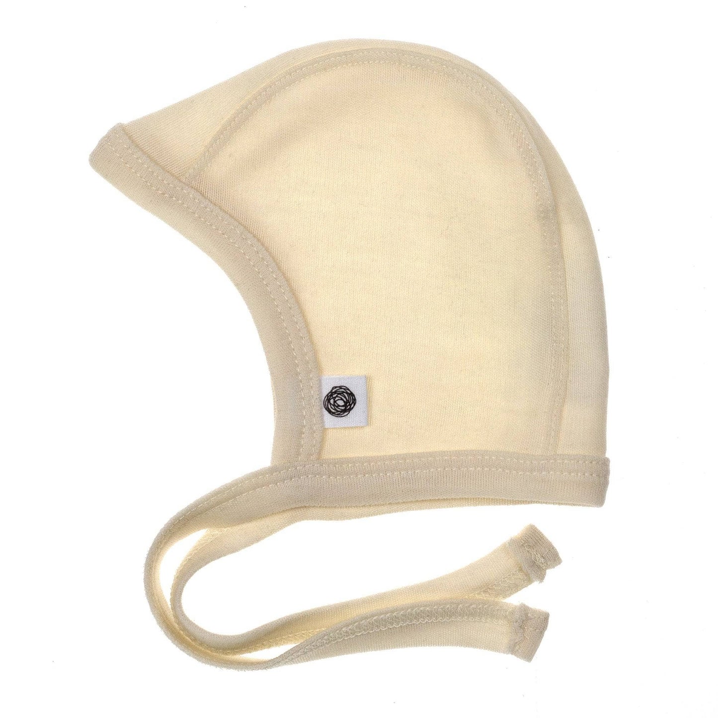 Baby Strikmuts 100% Merinowol – Naturel: 68 🫧